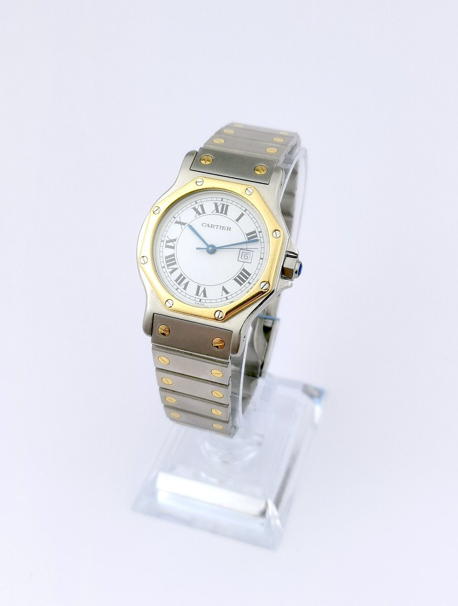 Montre Cartier - Santos Octogonale - Or/acier - Automatique - 29 Mm-photo-1