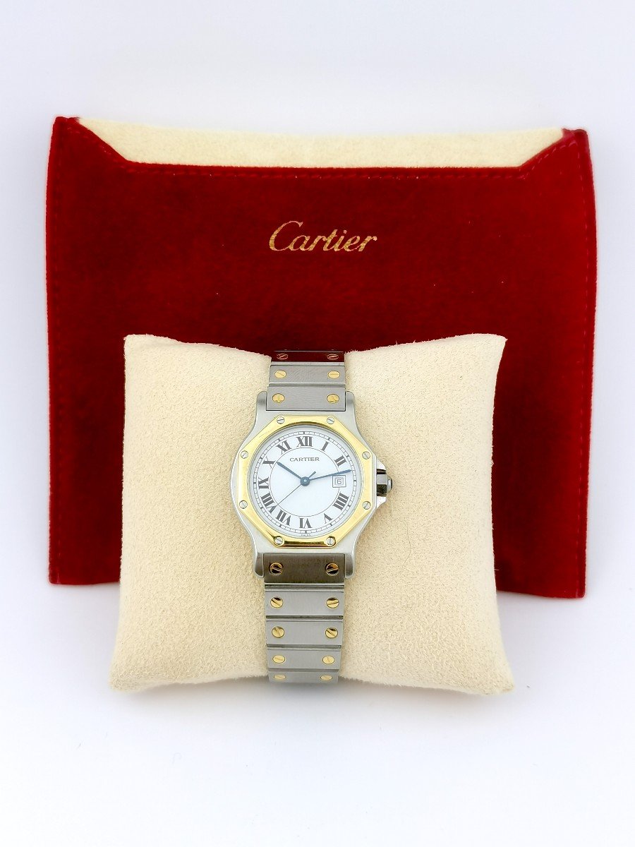 Montre Cartier - Santos Octogonale - Or/acier - Automatique - 29 Mm-photo-4