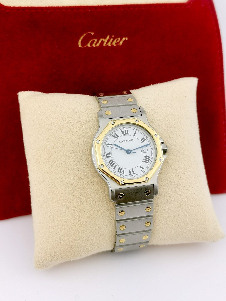 Montre Cartier - Santos Octogonale - Or/acier - Automatique - 29 Mm-photo-5