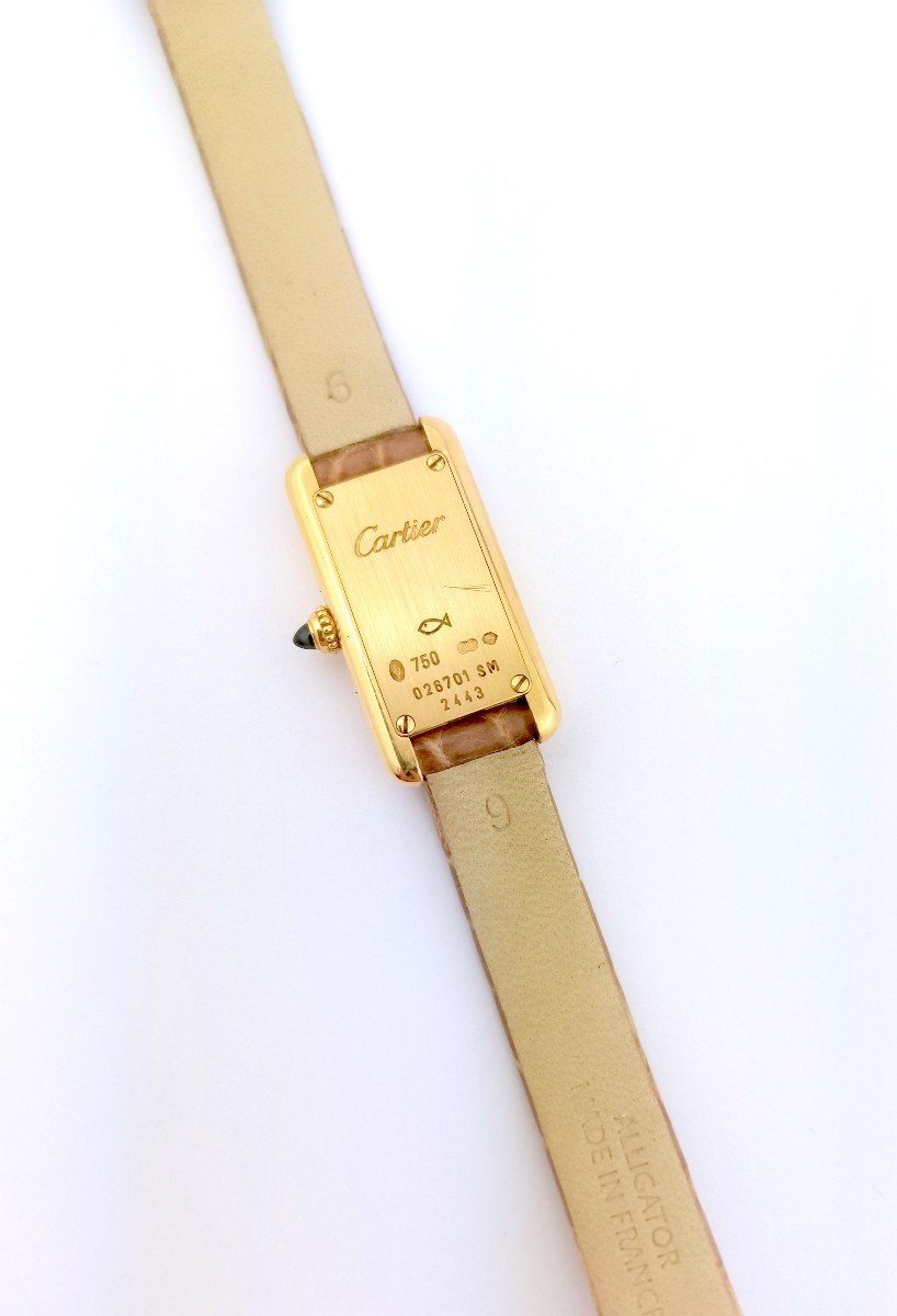 Montre Cartier - Tank Mini - Or Jaune -photo-4