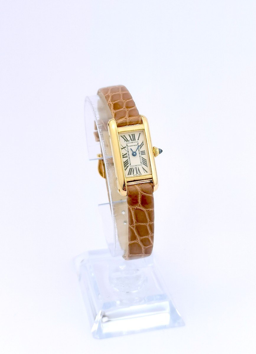 Montre Cartier - Tank Mini - Or Jaune -photo-2