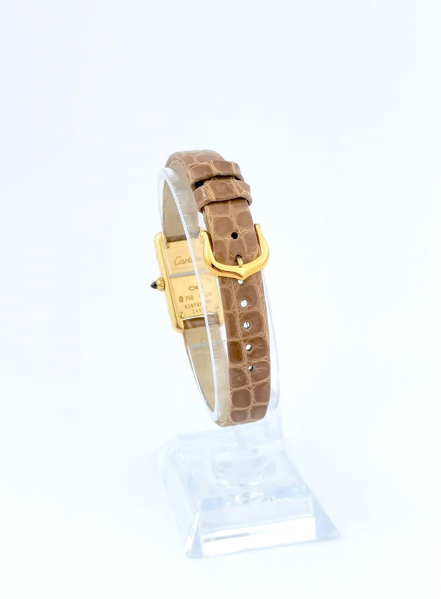 Montre Cartier - Tank Mini - Or Jaune -photo-4