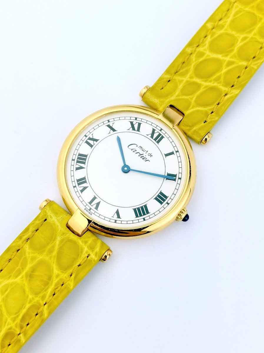 Cartier Watch - Must Vendôme - Vermeil - Gm-photo-3