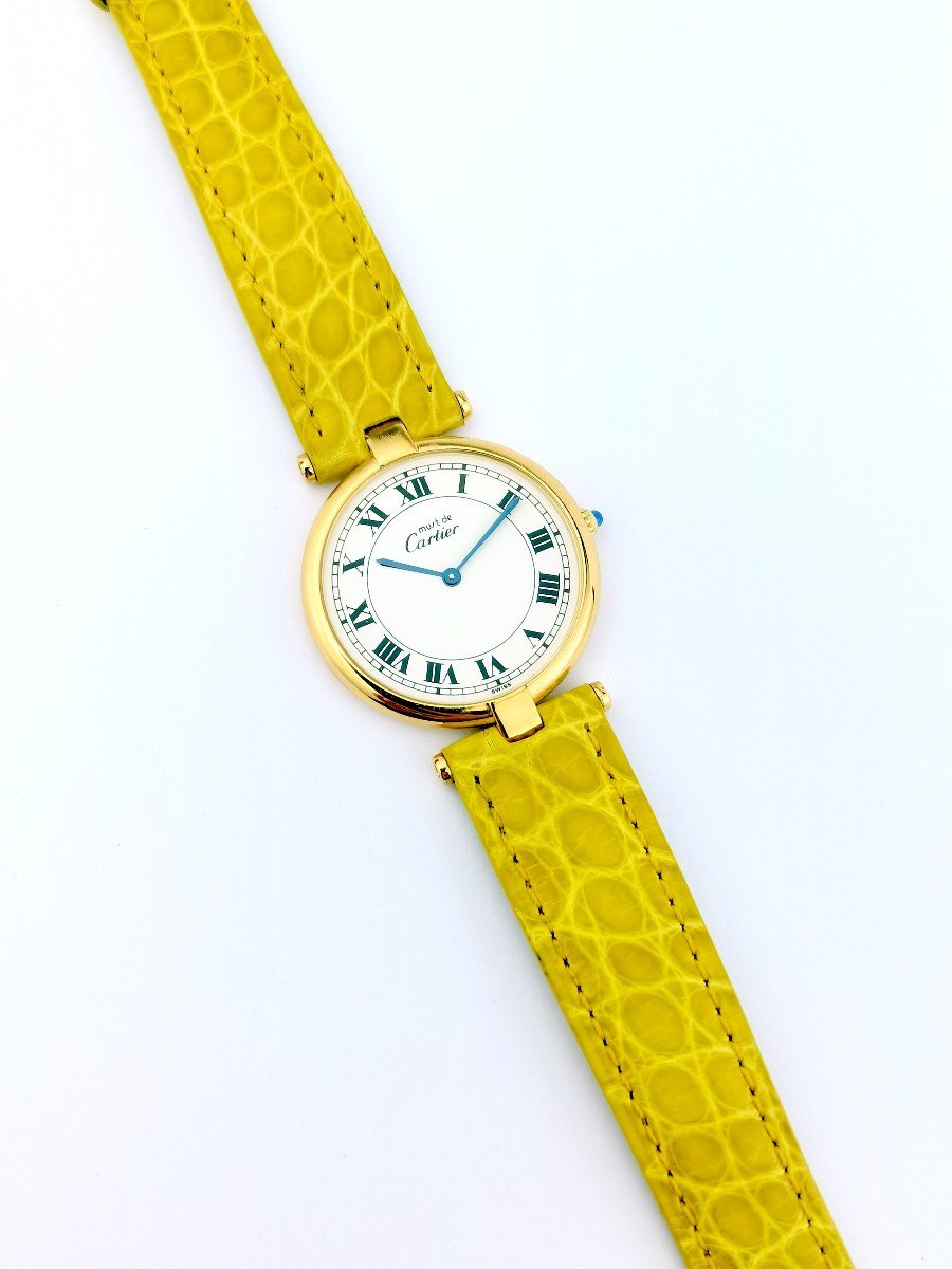 Cartier Watch - Must Vendôme - Vermeil - Gm-photo-4