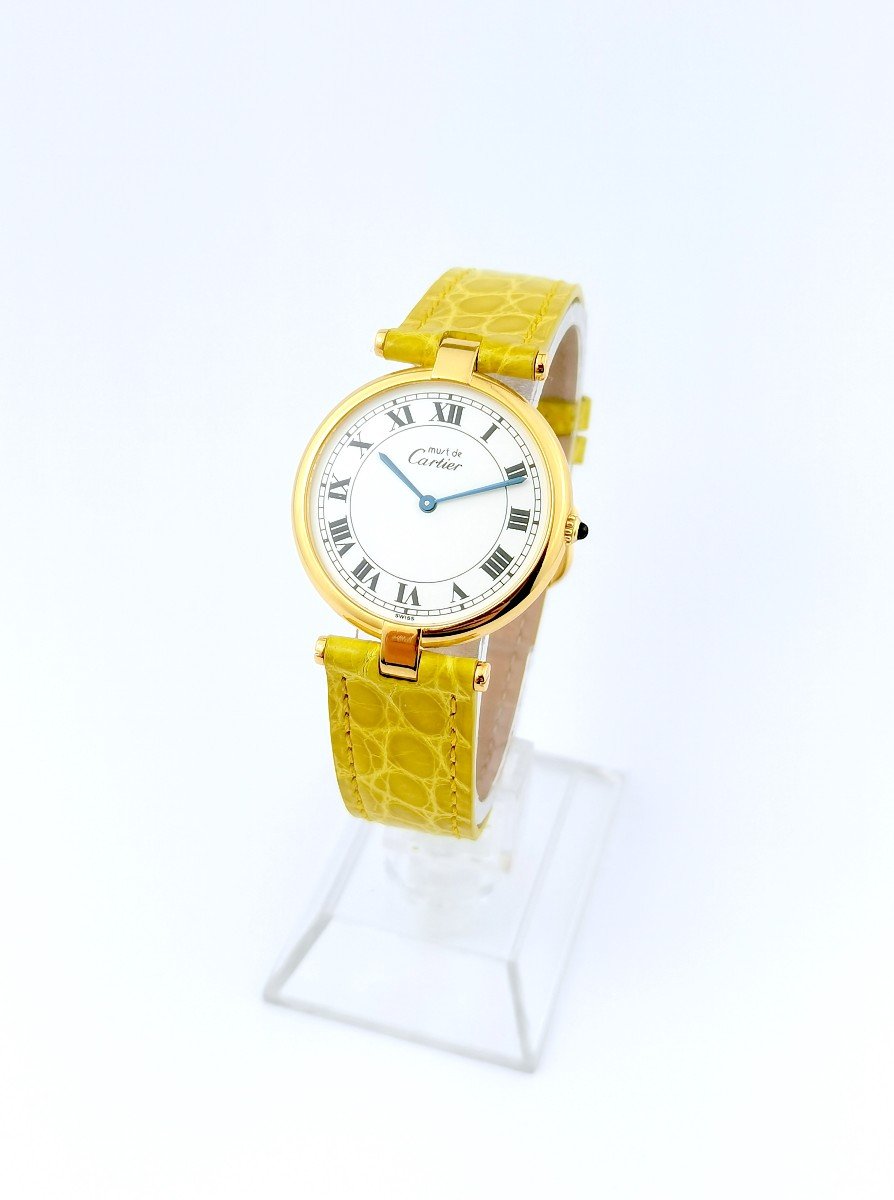 Cartier Watch - Must Vendôme - Vermeil - Gm-photo-2