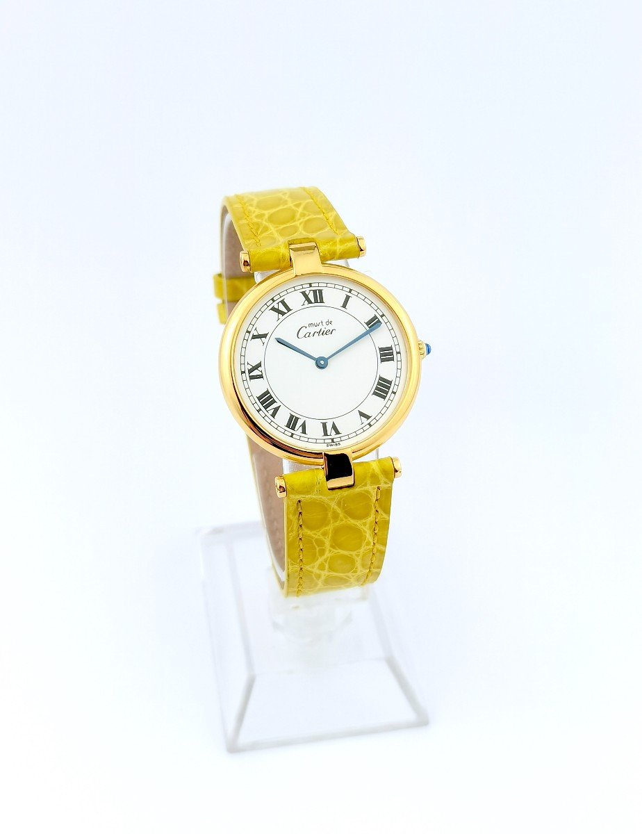 Cartier Watch - Must Vendôme - Vermeil - Gm-photo-3