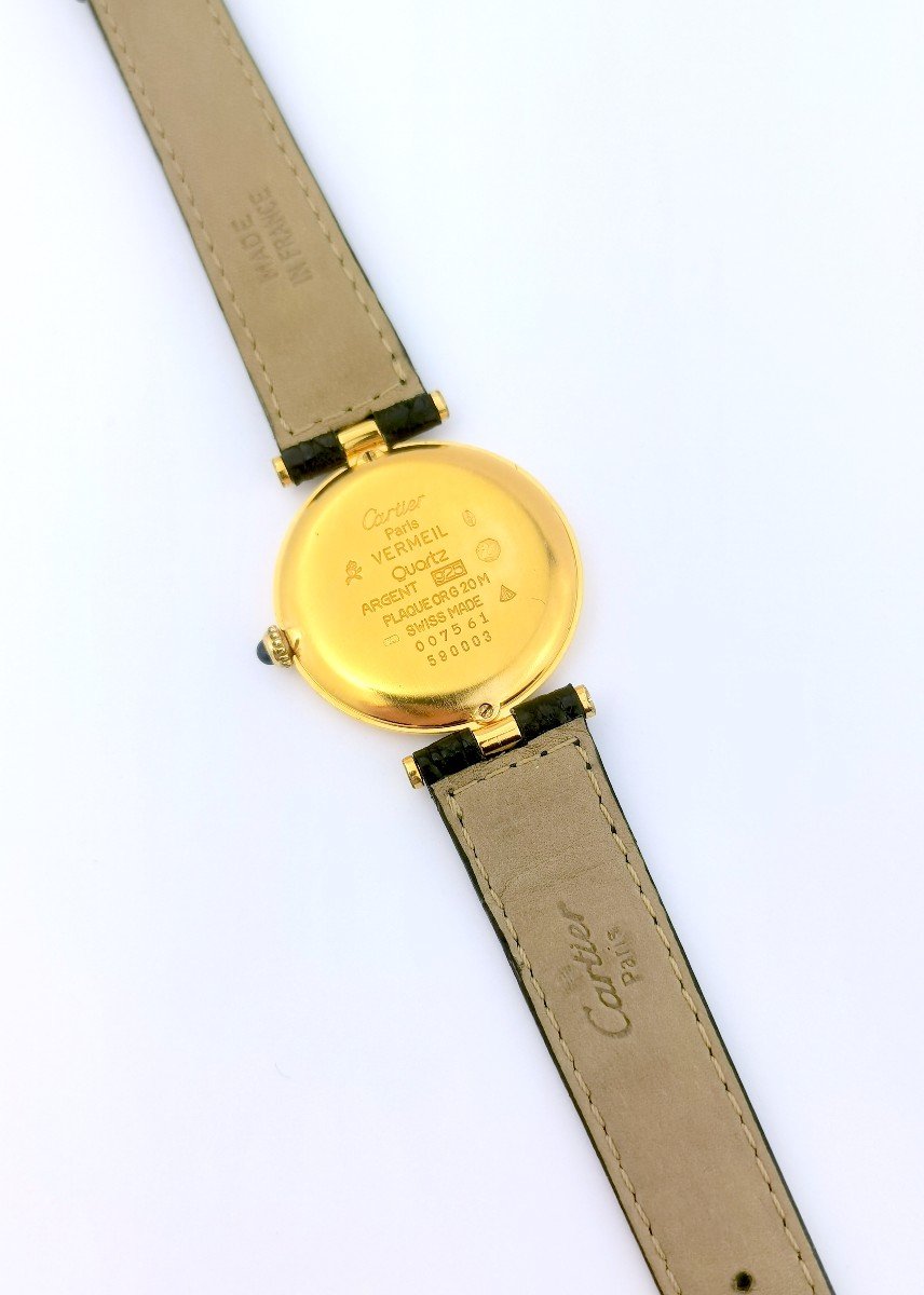 Cartier Watch - Must Vendôme - Vermeil - 30 Mm-photo-1