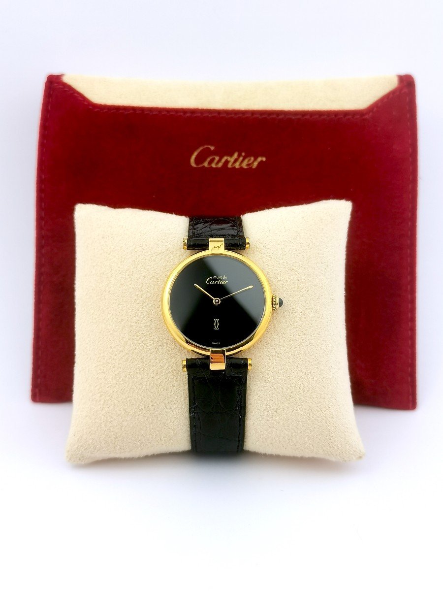 Montre Cartier - Must Vendôme - Vermeil - 30 Mm-photo-5