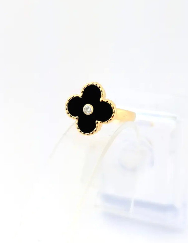 Bague Van Cleef & Arpels - Sweet Alhambra - Onyx-photo-2