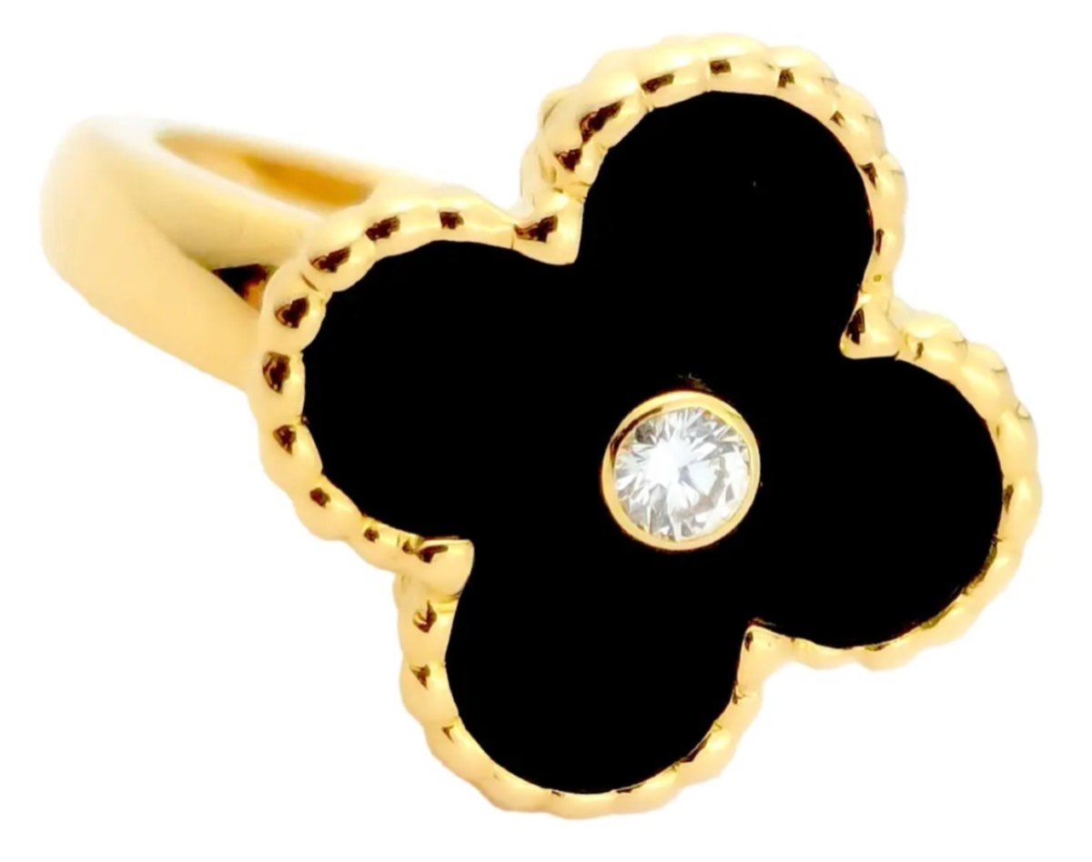 Bague Van Cleef & Arpels - Sweet Alhambra - Onyx