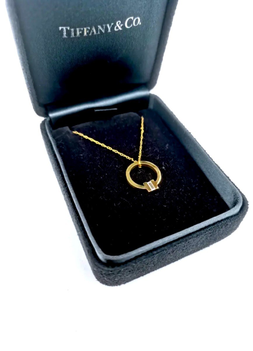 Tiffany&co Pendant - Tiffany Circle - Yellow Gold-photo-3