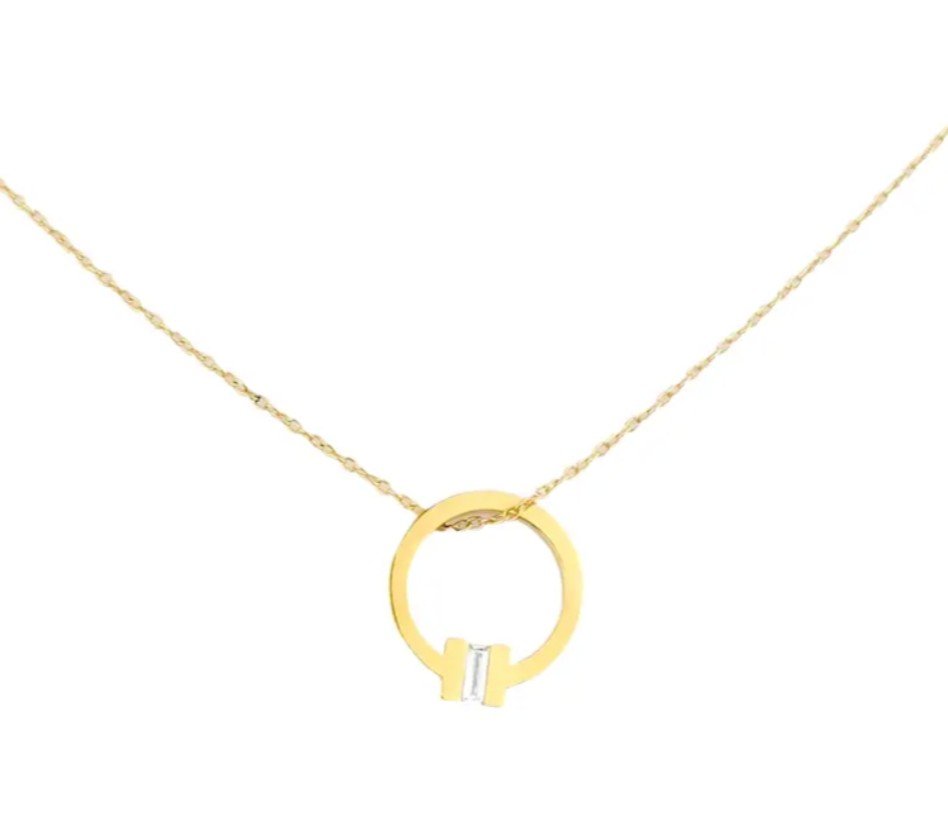 Tiffany&co Pendant - Tiffany Circle - Yellow Gold