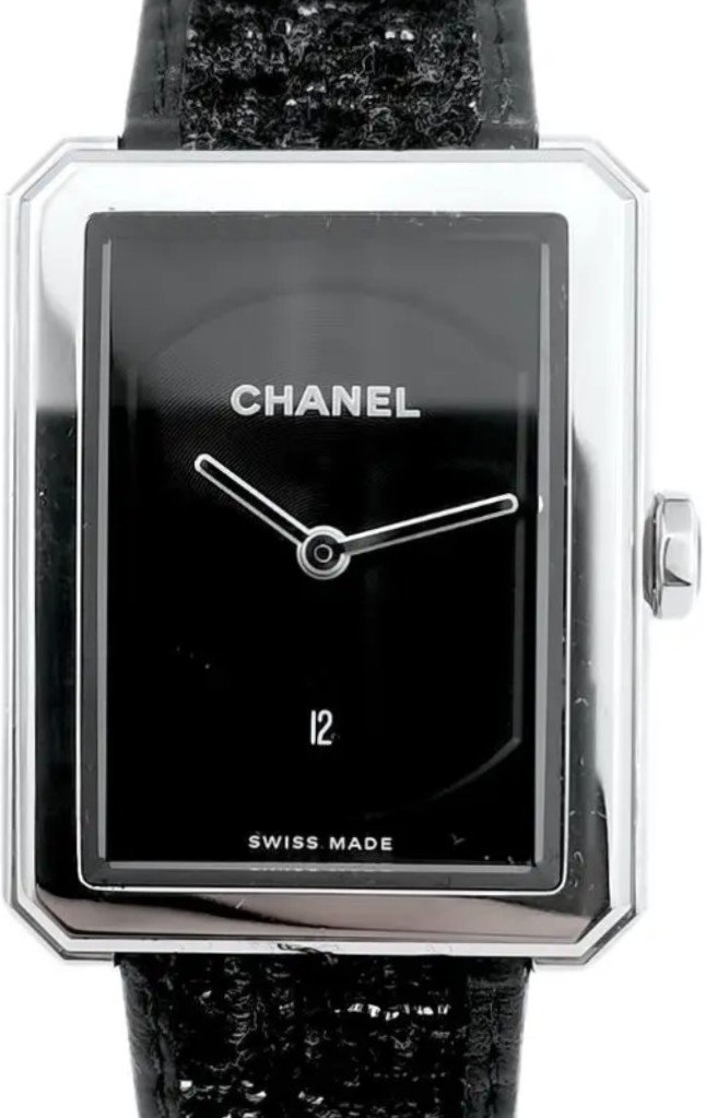 Montre Chanel - Boyfriend - Acier/tweed - Medium