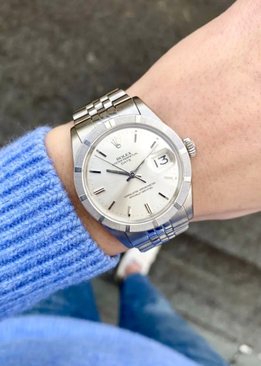 Montre Rolex - Oyster Perpetual Date - 34 Mm-photo-2