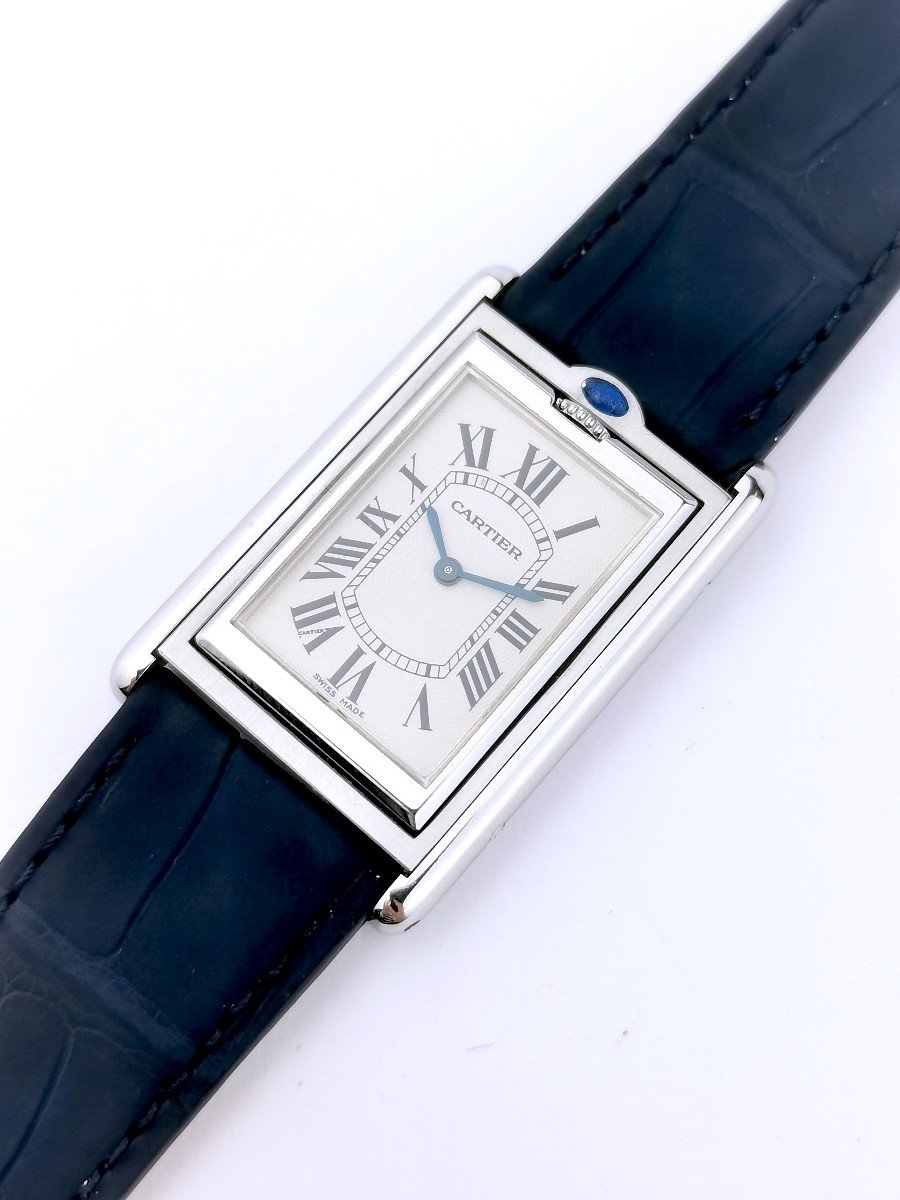 Montre Cartier - Tank Basculante - Acier - Mécanique -photo-3