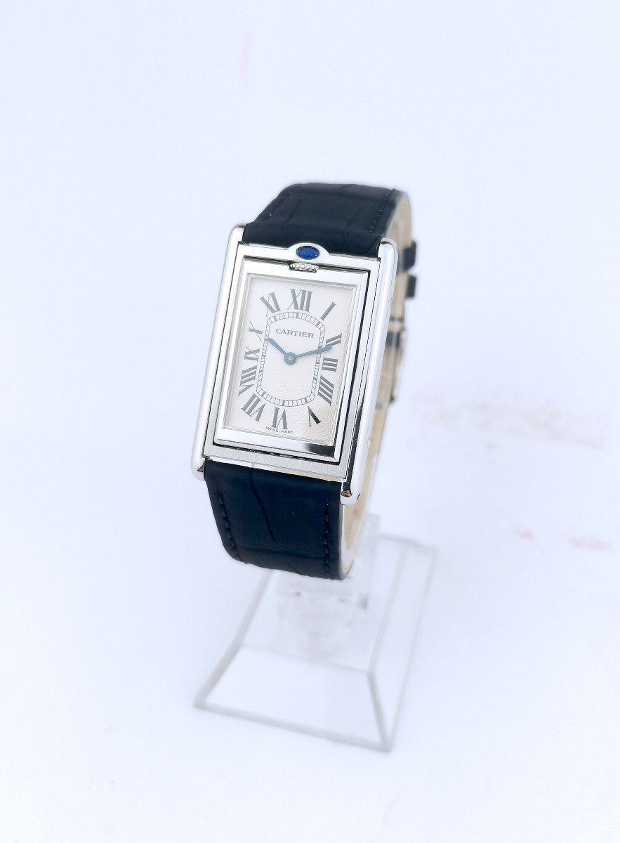 Montre Cartier - Tank Basculante - Acier - Mécanique -photo-2