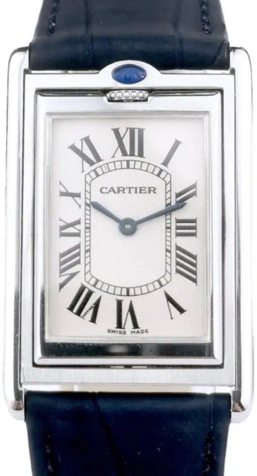 Montre Cartier - Tank Basculante - Acier - Mécanique 