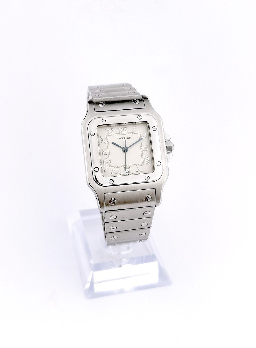 Cartier Watch - Santos Galbée - Steel - 29 Mm-photo-3