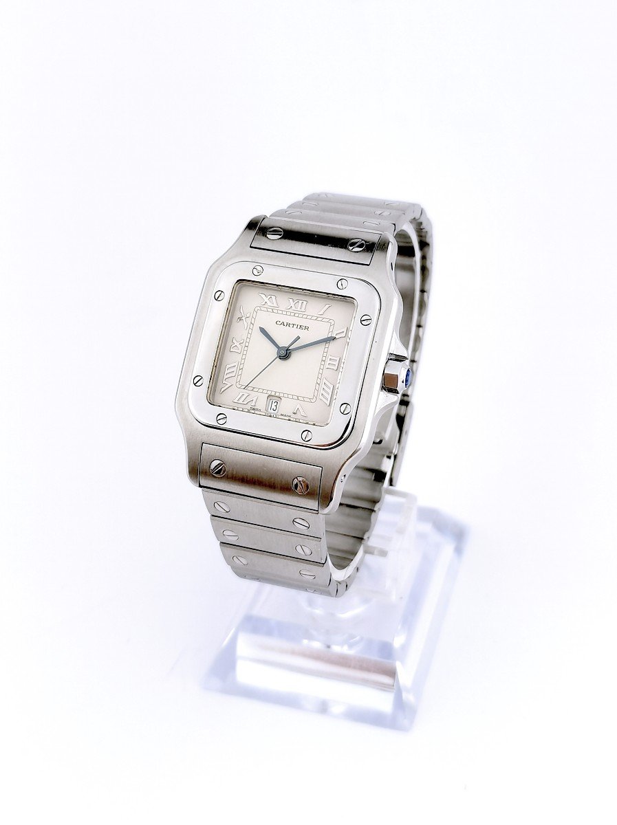 Cartier Watch - Santos Galbée - Steel - 29 Mm-photo-4