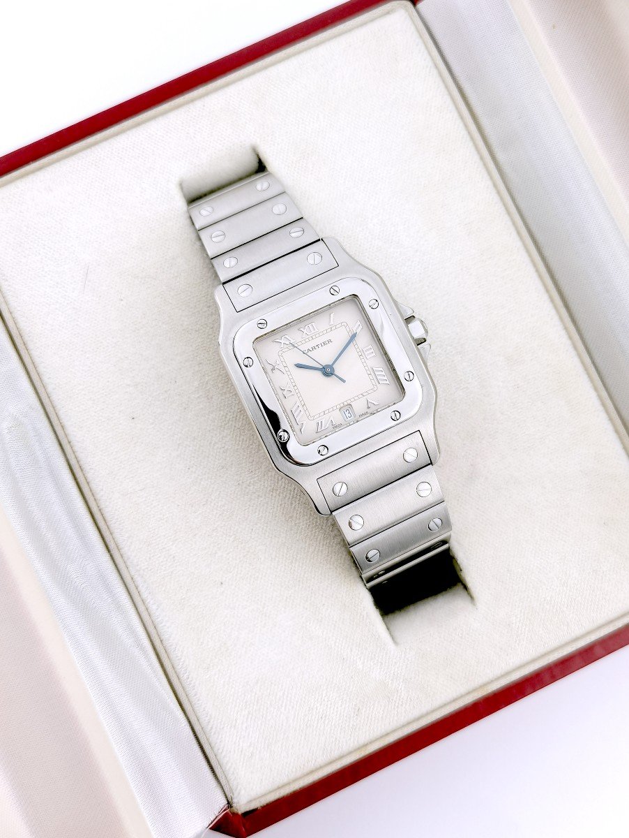 Cartier Watch - Santos Galbée - Steel - 29 Mm-photo-2