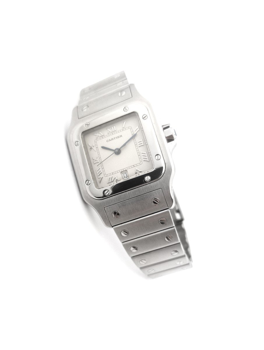 Cartier Watch - Santos Galbée - Steel - 29 Mm-photo-3