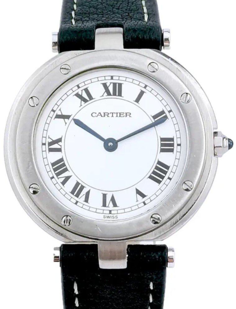 Cartier Watch - Santos Vendôme - Steel/leather - Gm