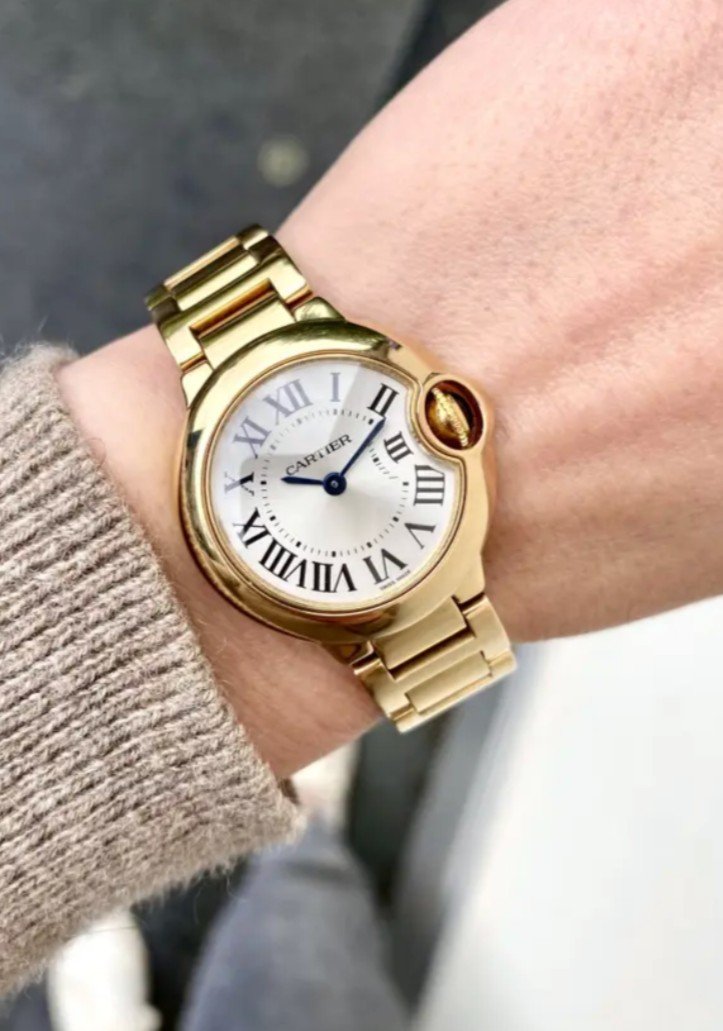 Cartier Watch - Ballon Bleu - Yellow Gold - 28 Mm-photo-2