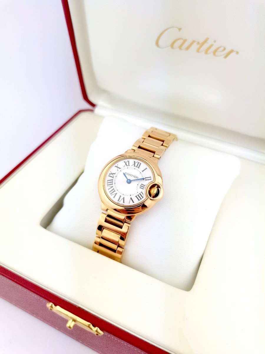 Cartier Watch - Ballon Bleu - Yellow Gold - 28 Mm-photo-4