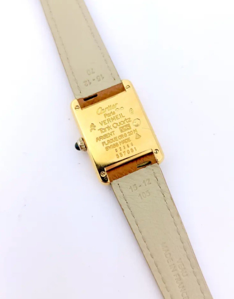 Cartier Watch - Must Tank - Column Dial - Pm-photo-1