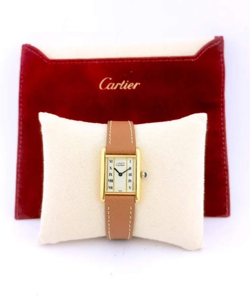 Cartier Watch - Must Tank - Column Dial - Pm-photo-5