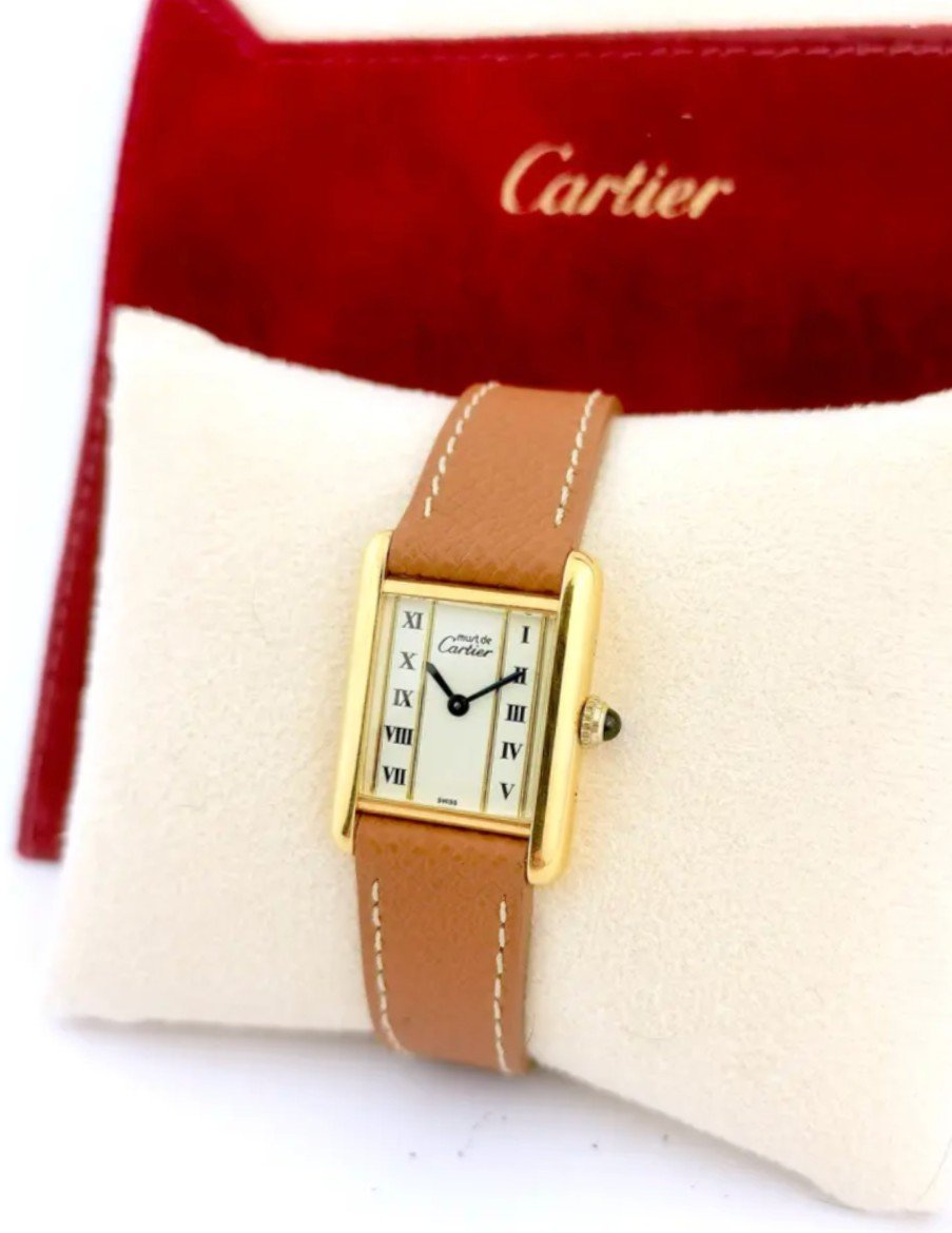 Cartier Watch - Must Tank - Column Dial - Pm-photo-6