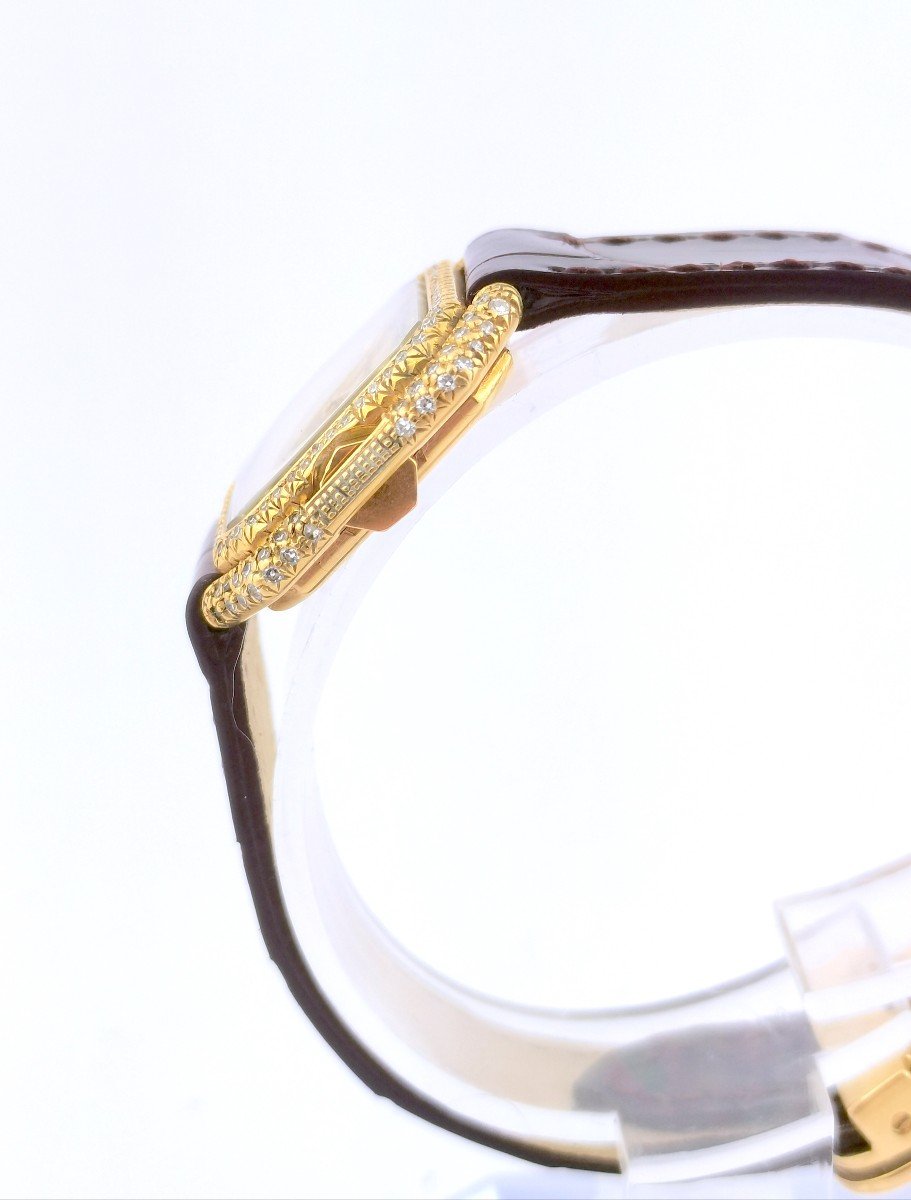 Cartier Watch - Belt - Gold/diamonds - Pm-photo-2