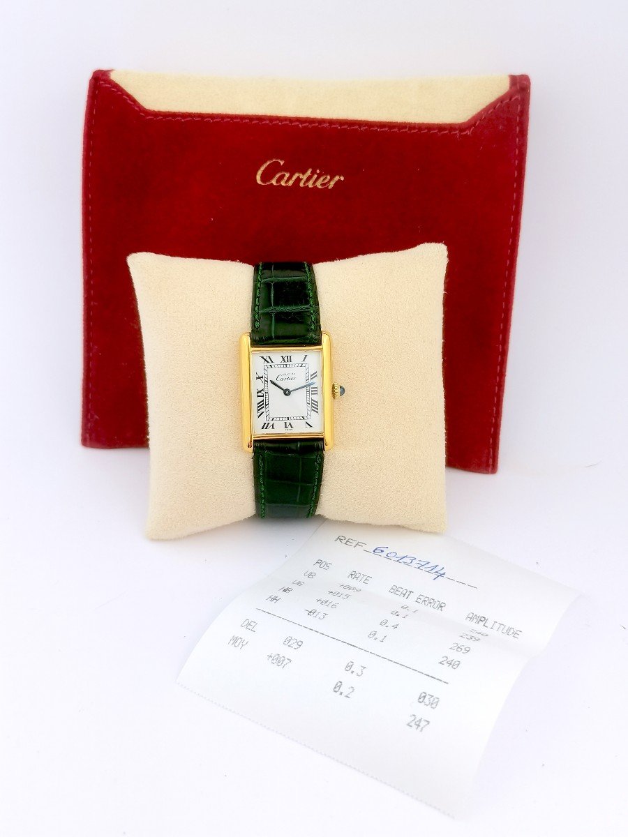 Montre Cartier - Must Tank - Mécanique - Gm_ref 858-photo-5