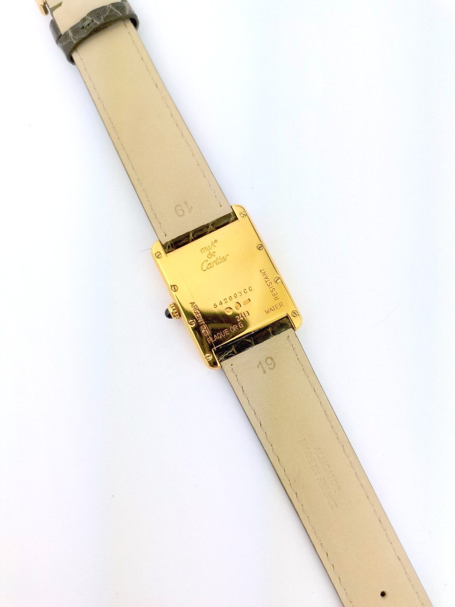 Cartier Watch - Must Tank Xl - Vermeil_ref 866-photo-1