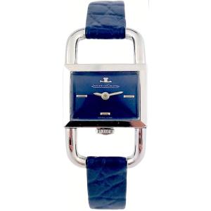 Jaeger-lecoultre - Footing - Steel - Blue Lacquered Dial - 20 Mm (woman)