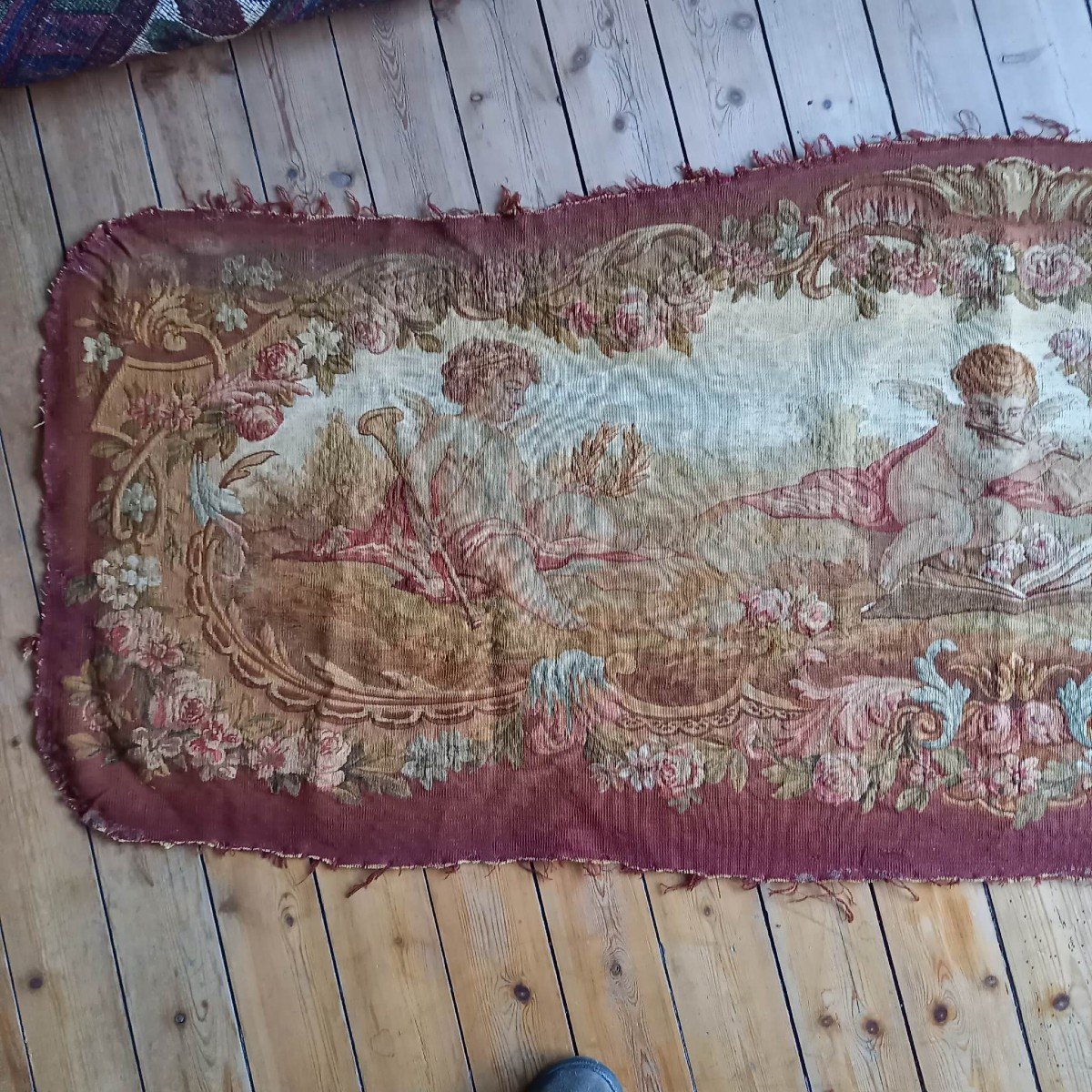 Fine Aubusson Tapestry, Late 19th Century-photo-2