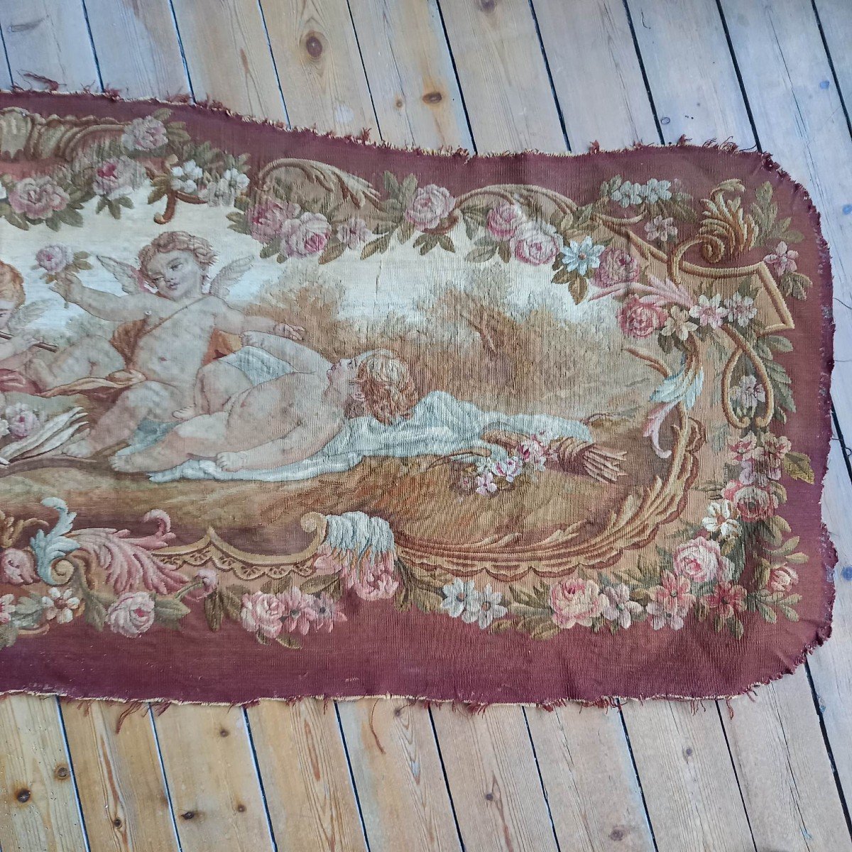 Fine Aubusson Tapestry, Late 19th Century-photo-4