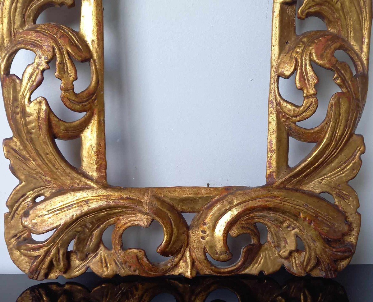 Baroque Golden Wood Frame, Italy Venice, Second Half Of The 17th Century-photo-4