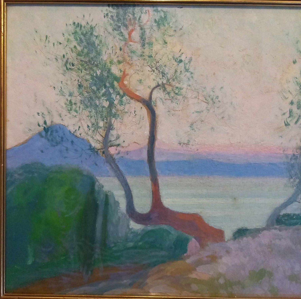 Florane (louis Blanchard, Dit) (1869-1939) "mediterranean Landscape"-photo-3