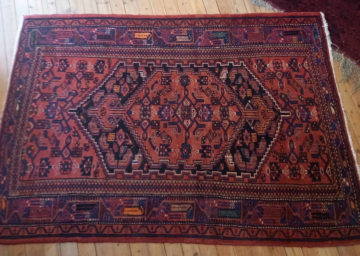 Iran Hamadan Hand Knotted Rug