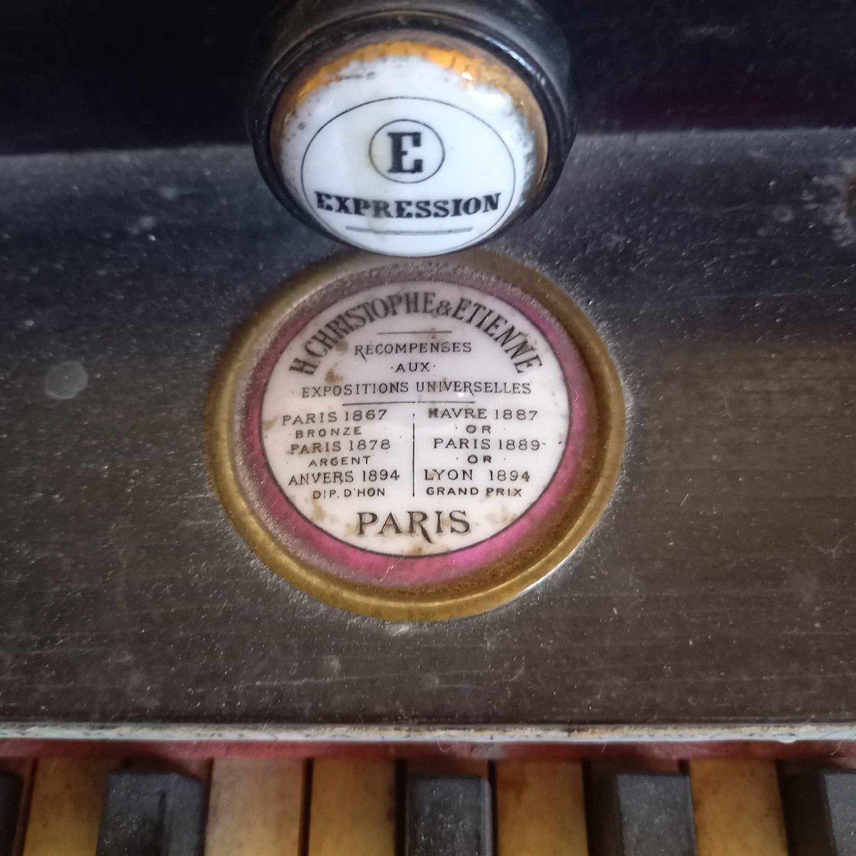 Harmonium H. Christophe & Etienne. 15 Jeux. Fin XIXe Début XXe. -photo-3