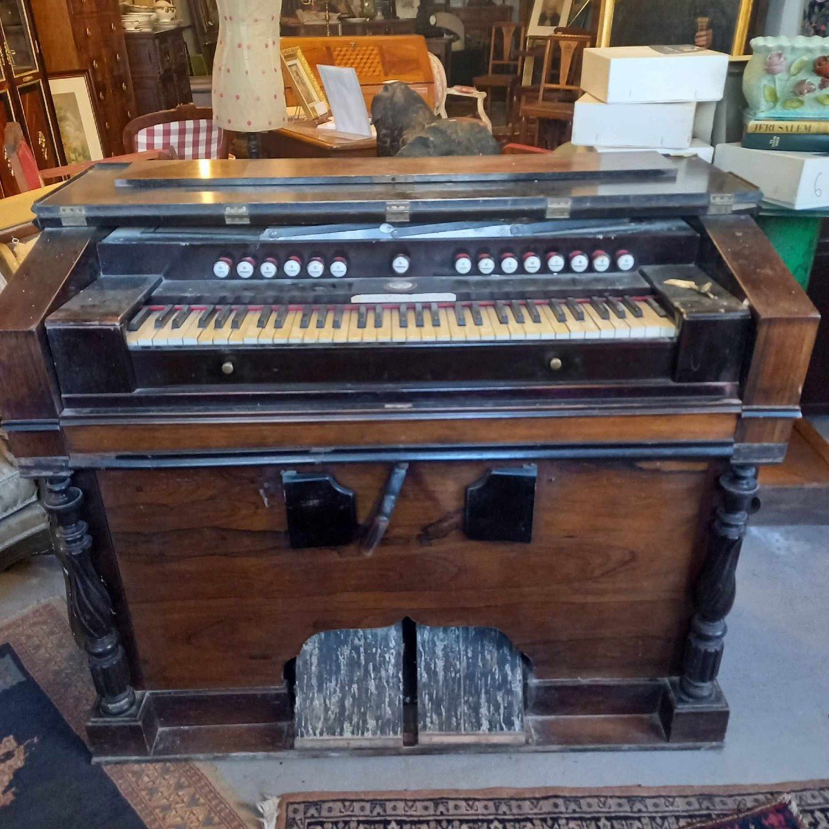 Harmonium H. Christophe & Etienne. 15 Jeux. Fin XIXe Début XXe. -photo-2