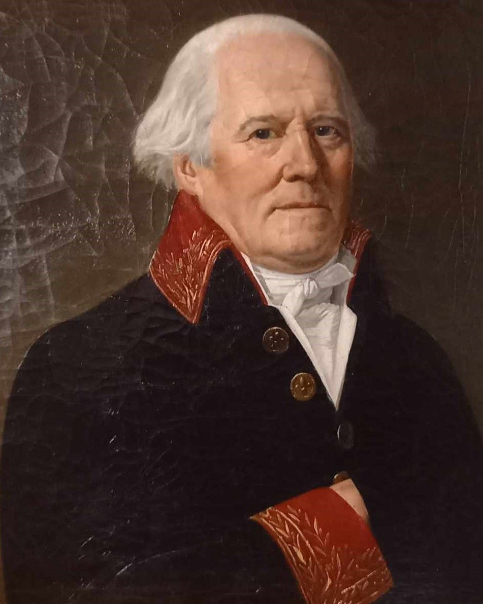 Ecole Française Vers 1820 "portrait d'Un Officier Militaire" Huile Sur Toile-photo-4