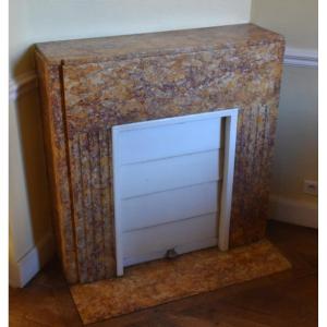 Marble Fireplace Art Deco Period 1930 