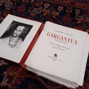 Livre Gargantua Rabelais / Barret Illustrations Erotiques 