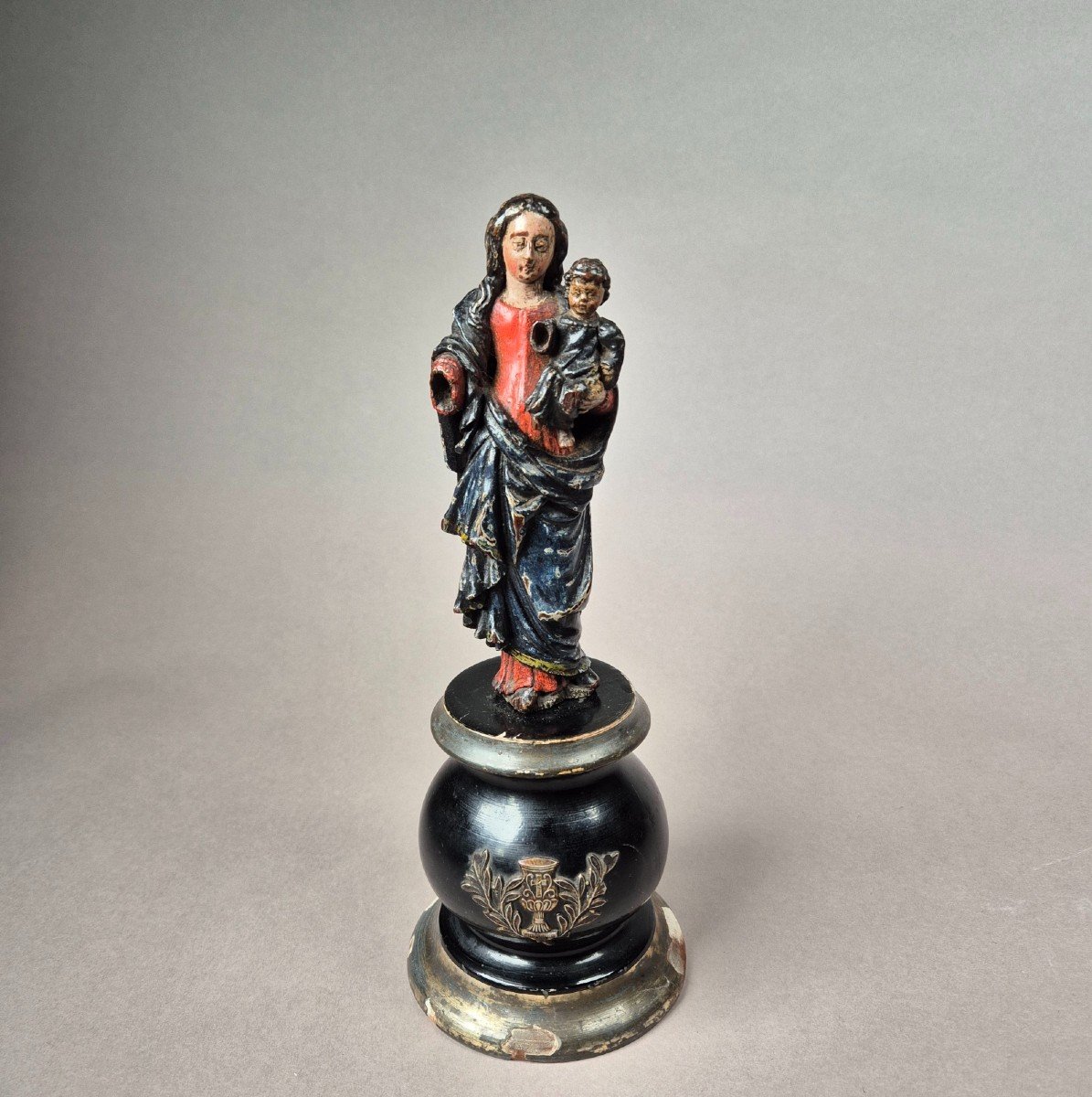 Virgin And Child, 17th Century-photo-3