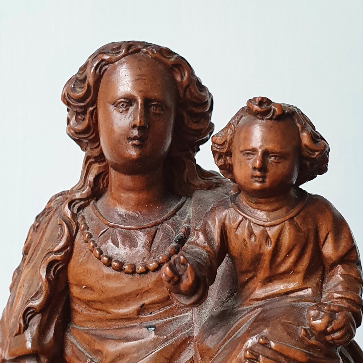 Madonna With Child,  Mechelen, 17th Century-photo-3