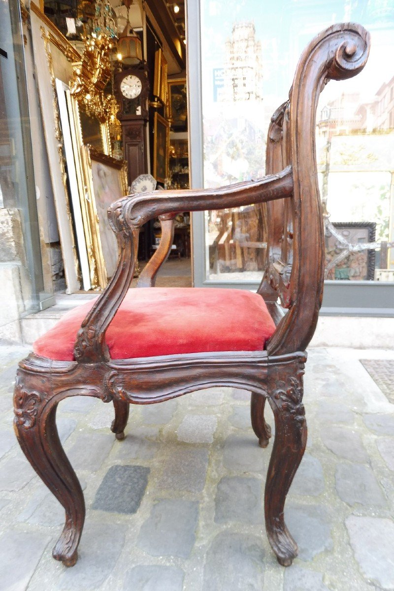 18  Century  Baroco  Italian Armchair -photo-2