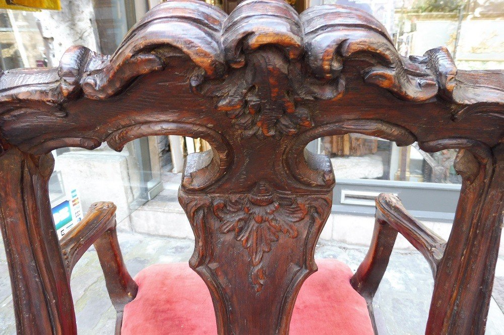 18  Century  Baroco  Italian Armchair -photo-4