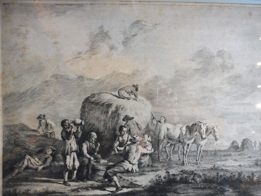 Etching Signed Jean Jacques De Boissieu And Dated 1795-photo-2